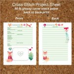 Cross Stitch Project Sheet (Duplex Print) Fox (image for) Cross Stitch Project Sheet (Duplex Print) Fox